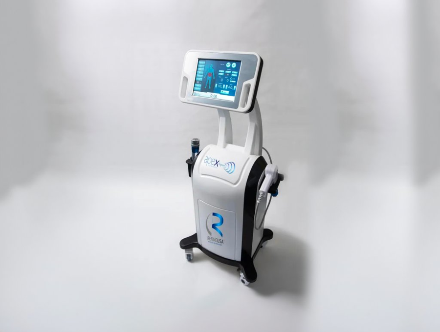 Apex Magnum acoustic wave therapy device by Refine USA
